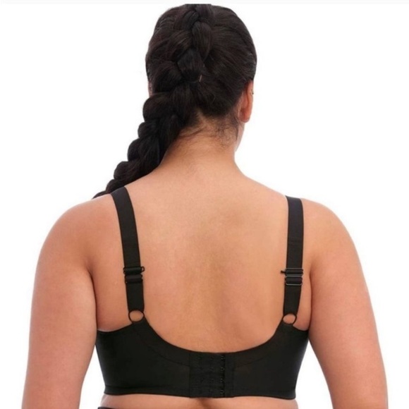 Elomi NWT Energise Black Sports Bra size 40DD Extra Support Sportsbra Plus Size - Picture 14 of 16